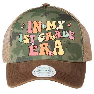 In My First Grade Era Retro Back To School Teacher Student Legacy Tie Dye Trucker Hat