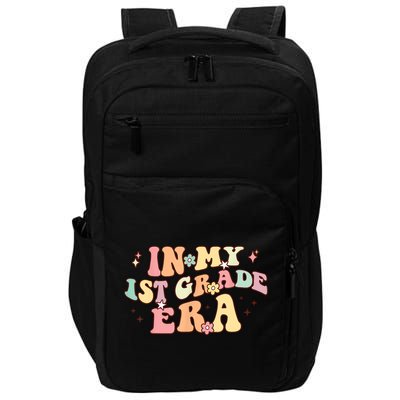 In My First Grade Era Retro Back To School Teacher Student Impact Tech Backpack