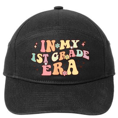 In My First Grade Era Retro Back To School Teacher Student 7-Panel Snapback Hat