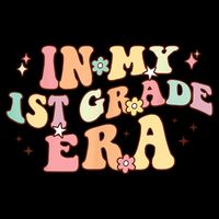 In My First Grade Era Retro Back To School Teacher Student Drawstring Bag