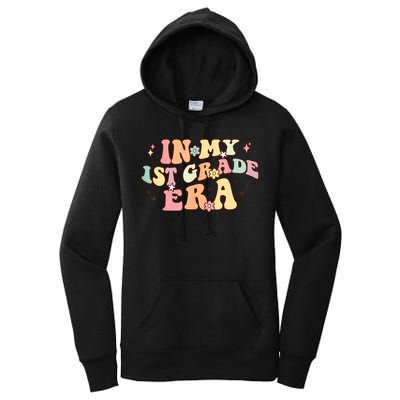In My First Grade Era Retro Back To School Teacher Student Women's Pullover Hoodie