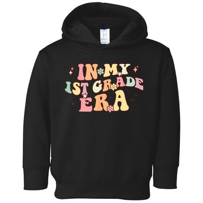 In My First Grade Era Retro Back To School Teacher Student Toddler Hoodie