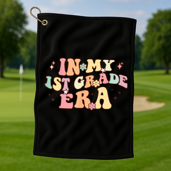 In My First Grade Era Retro Back To School Teacher Student Golf Towel