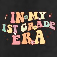 In My First Grade Era Retro Back To School Teacher Student Golf Towel