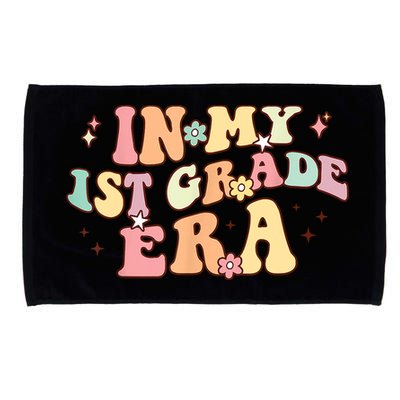 In My First Grade Era Retro Back To School Teacher Student Microfiber Hand Towel