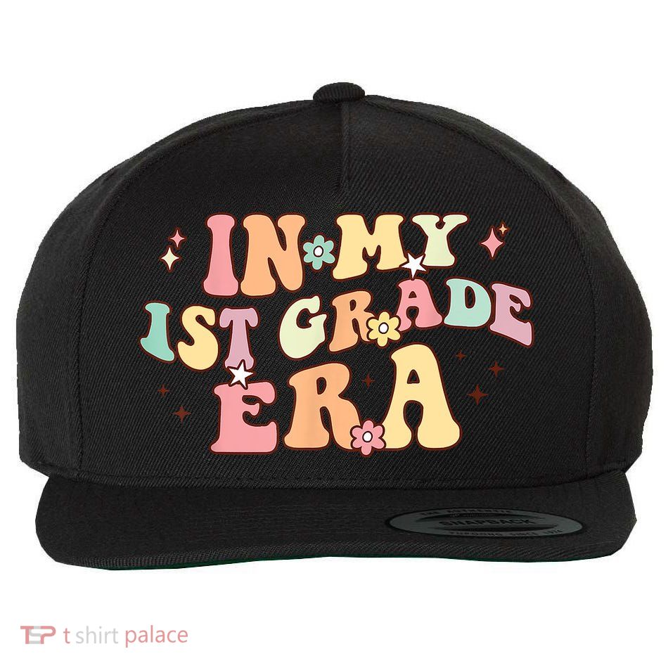 In My First Grade Era Retro Back To School Teacher Student Wool Snapback Cap