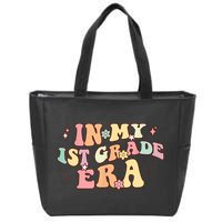In My First Grade Era Retro Back To School Teacher Student Zip Tote Bag