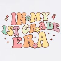 In My First Grade Era Retro Back To School Teacher Student Garment-Dyed Sweatshirt