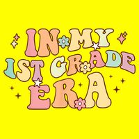 In My First Grade Era Retro Back To School Teacher Student Womens T-Shirt
