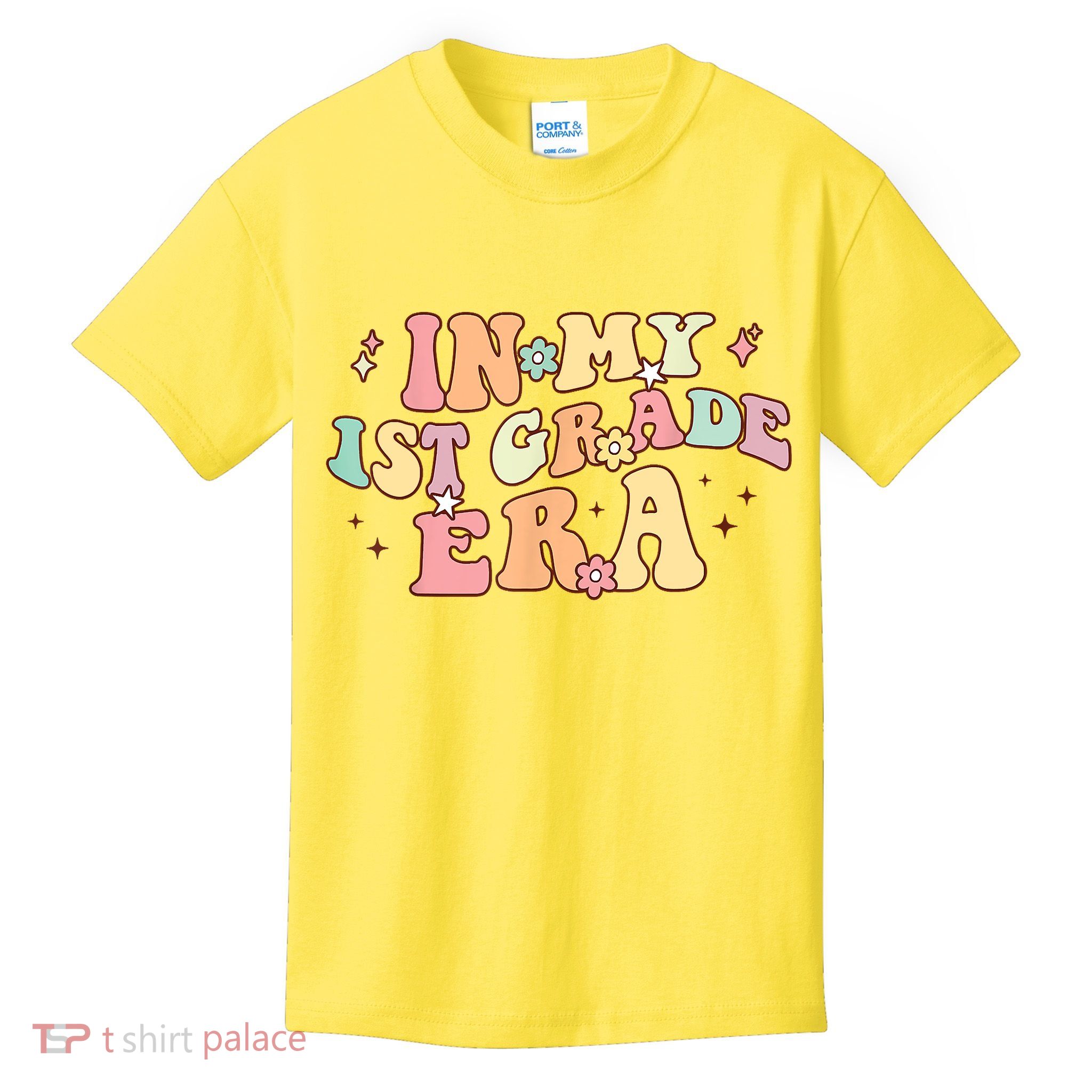 In My First Grade Era Retro Back To School Teacher Student Kids T-Shirt