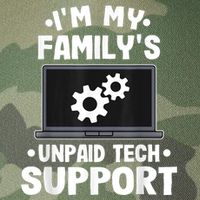 IM My FamilyS Unpaid Tech Support Funny Computer Engineer Legacy Tie Dye Trucker Hat