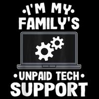 IM My FamilyS Unpaid Tech Support Funny Computer Engineer Impact Tech Backpack