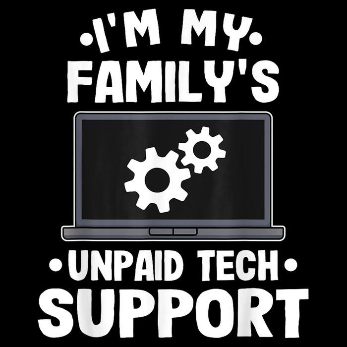 IM My FamilyS Unpaid Tech Support Funny Computer Engineer Impact Tech Backpack