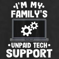 IM My FamilyS Unpaid Tech Support Funny Computer Engineer Knit Cap Winter Beanie