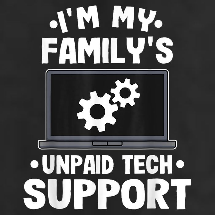 IM My FamilyS Unpaid Tech Support Funny Computer Engineer Knit Cap Winter Beanie