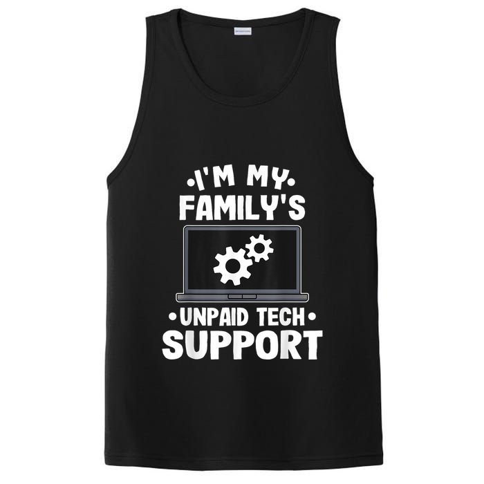 IM My FamilyS Unpaid Tech Support Funny Computer Engineer PosiCharge Competitor Tank