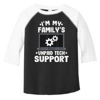 IM My FamilyS Unpaid Tech Support Funny Computer Engineer Toddler Fine Jersey T-Shirt