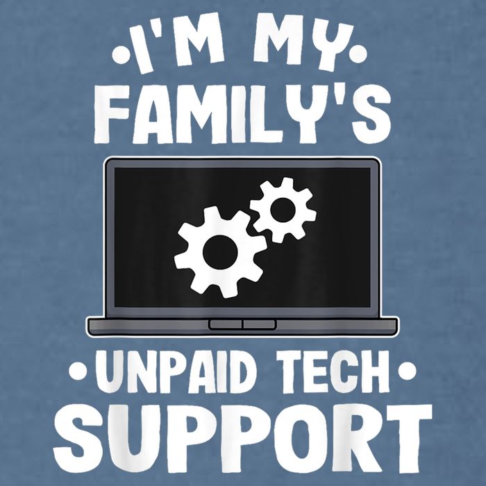 IM My FamilyS Unpaid Tech Support Funny Computer Engineer Garment-Dyed Sweatshirt