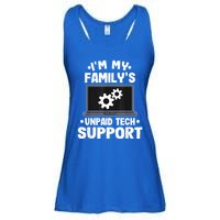 IM My FamilyS Unpaid Tech Support Funny Computer Engineer Ladies Essential Flowy Tank