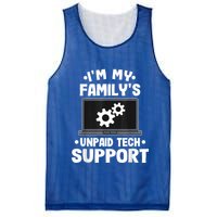 IM My FamilyS Unpaid Tech Support Funny Computer Engineer Mesh Reversible Basketball Jersey Tank