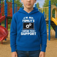 IM My FamilyS Unpaid Tech Support Funny Computer Engineer Kids Hoodie