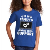 IM My FamilyS Unpaid Tech Support Funny Computer Engineer Kids T-Shirt