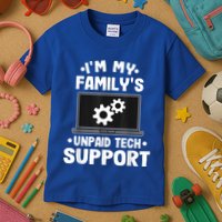 IM My FamilyS Unpaid Tech Support Funny Computer Engineer Kids T-Shirt