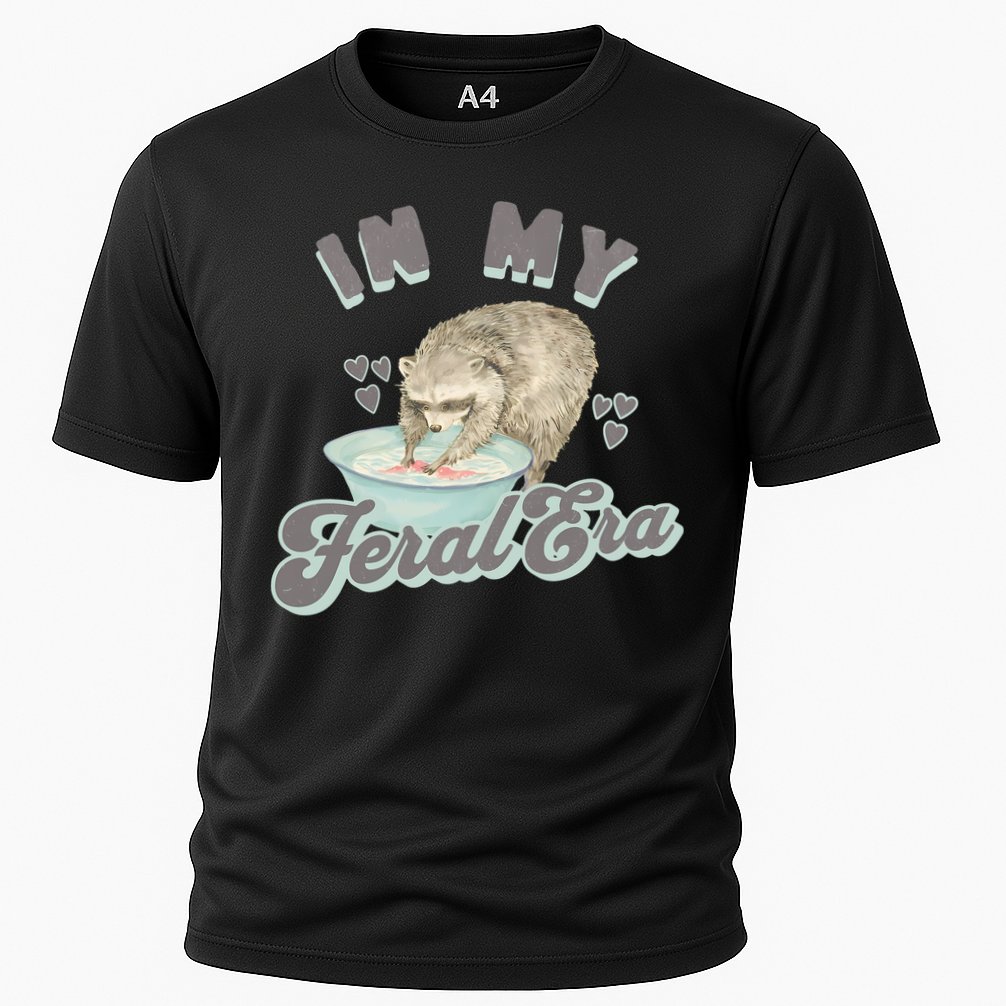 In My Feral Era Raccoon Cooling Performance Crew T-Shirt