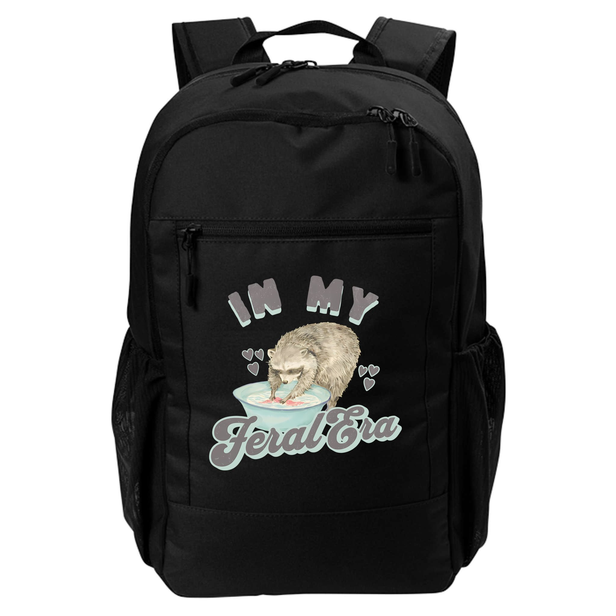 In My Feral Era Raccoon Backpack