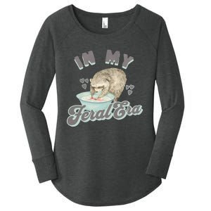 In My Feral Era Raccoon Women's Perfect Tri Tunic Long Sleeve Shirt