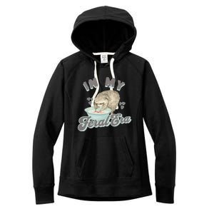 In My Feral Era Raccoon Women's Fleece Hoodie