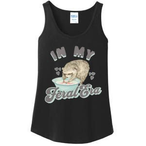 In My Feral Era Raccoon Ladies Essential Tank