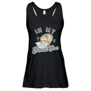 In My Feral Era Raccoon Ladies Essential Flowy Tank