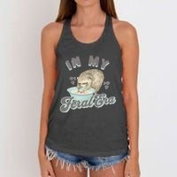 In My Feral Era Raccoon Women's Knotted Racerback Tank