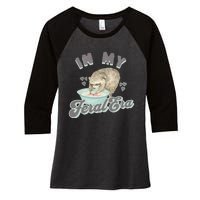 In My Feral Era Raccoon Women's Tri-Blend 3/4-Sleeve Raglan Shirt