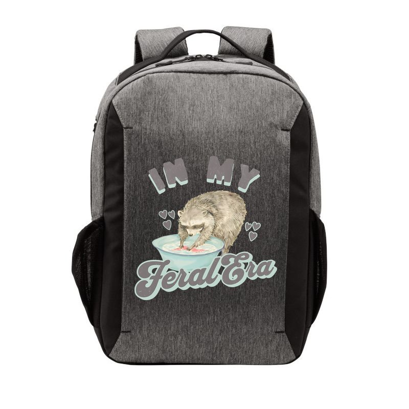 In My Feral Era Raccoon Vector Backpack