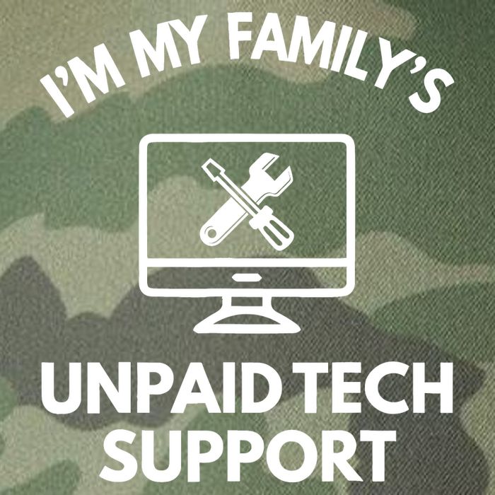 IM My FamilyS Unpaid Tech Support Funny Computer It Guy Legacy Tie Dye Trucker Hat