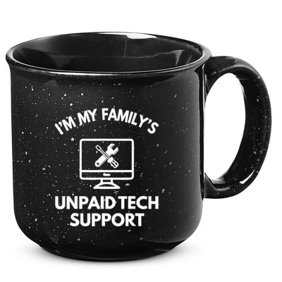 IM My FamilyS Unpaid Tech Support Funny Computer It Guy 15oz Campfire Ceramic Mug