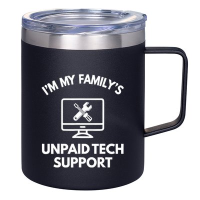 IM My FamilyS Unpaid Tech Support Funny Computer It Guy 12oz Stainless Steel Coffee Mug