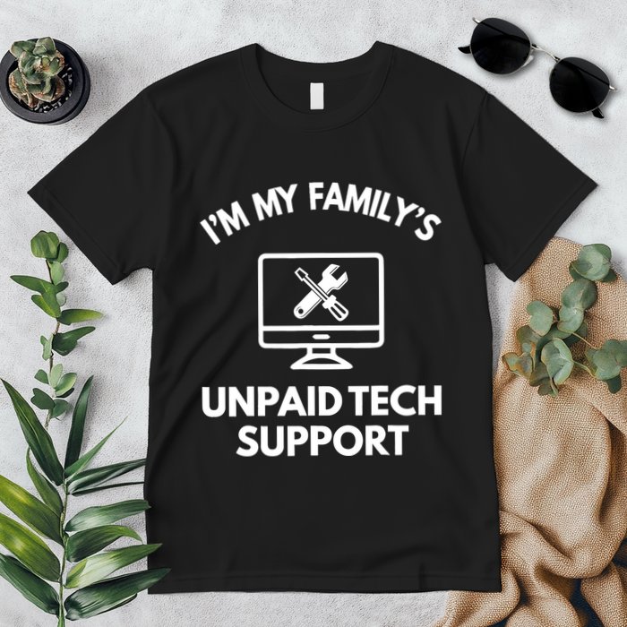 IM My FamilyS Unpaid Tech Support Funny Computer It Guy Premium T-Shirt