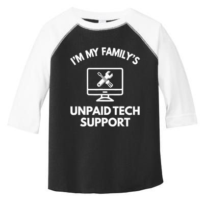 IM My FamilyS Unpaid Tech Support Funny Computer It Guy Toddler Fine Jersey T-Shirt