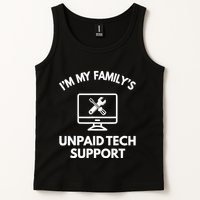 IM My FamilyS Unpaid Tech Support Funny Computer It Guy Tank Top