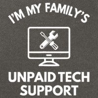 IM My FamilyS Unpaid Tech Support Funny Computer It Guy Cotton Canvas Backpack