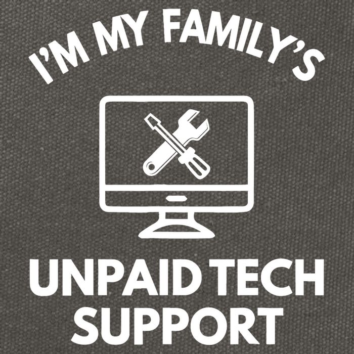 IM My FamilyS Unpaid Tech Support Funny Computer It Guy Cotton Canvas Backpack