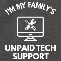 IM My FamilyS Unpaid Tech Support Funny Computer It Guy Vector Backpack