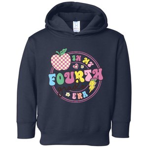 In My Fourth Grade Era Girl Back To School 4th Grade Teacher Toddler Hoodie