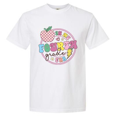 In My Fourth Grade Era Girl Back To School 4th Grade Teacher Garment-Dyed Heavyweight T-Shirt