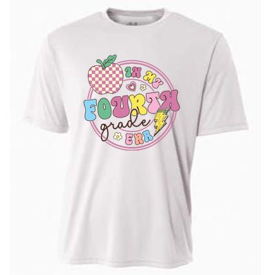 In My Fourth Grade Era Girl Back To School 4th Grade Teacher Cooling Performance Crew T-Shirt