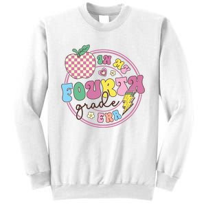 In My Fourth Grade Era Girl Back To School 4th Grade Teacher Sweatshirt