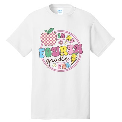 In My Fourth Grade Era Girl Back To School 4th Grade Teacher Tall T-Shirt